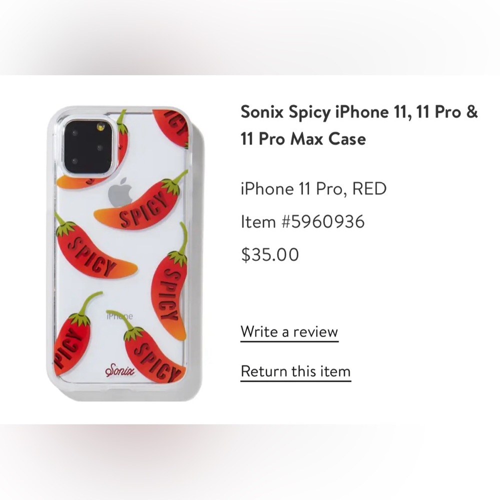 Spicy phone case iPhone 11, 11 Pro, 11 Pro Max